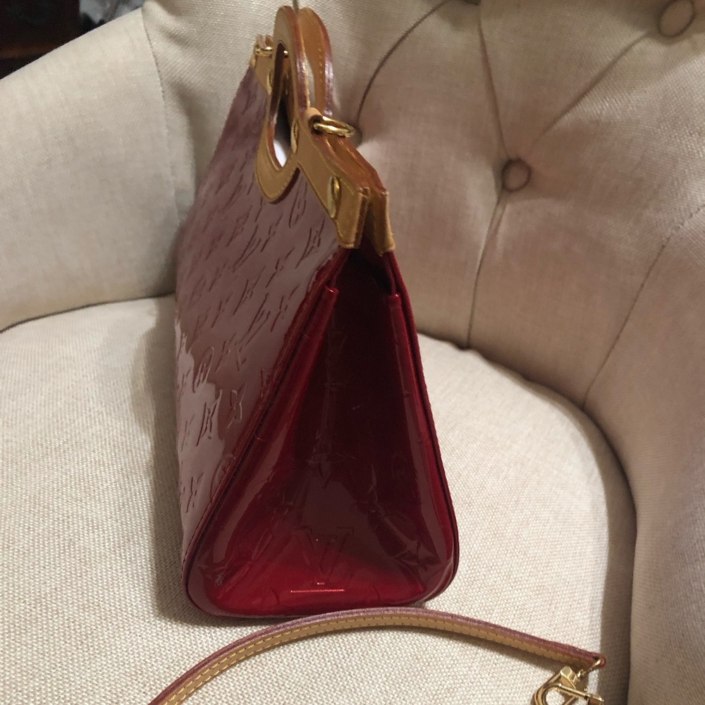 Louis Vuitton Vernis Pomme d'Amour Roxbury Drive Handbag East West bag - Picture 3 of 10
